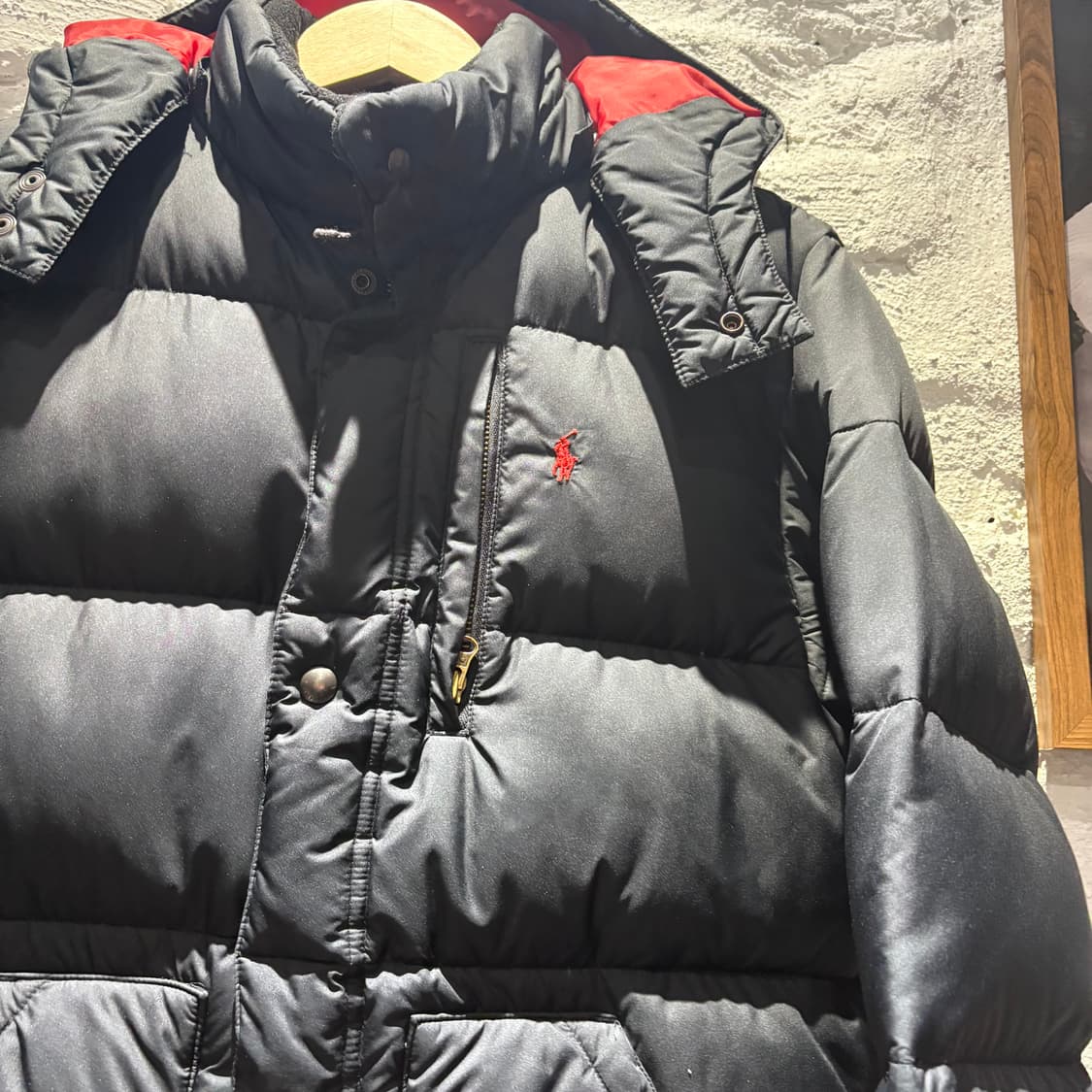 폴로 래드포니 빈티지 후드패딩 상품이미지3