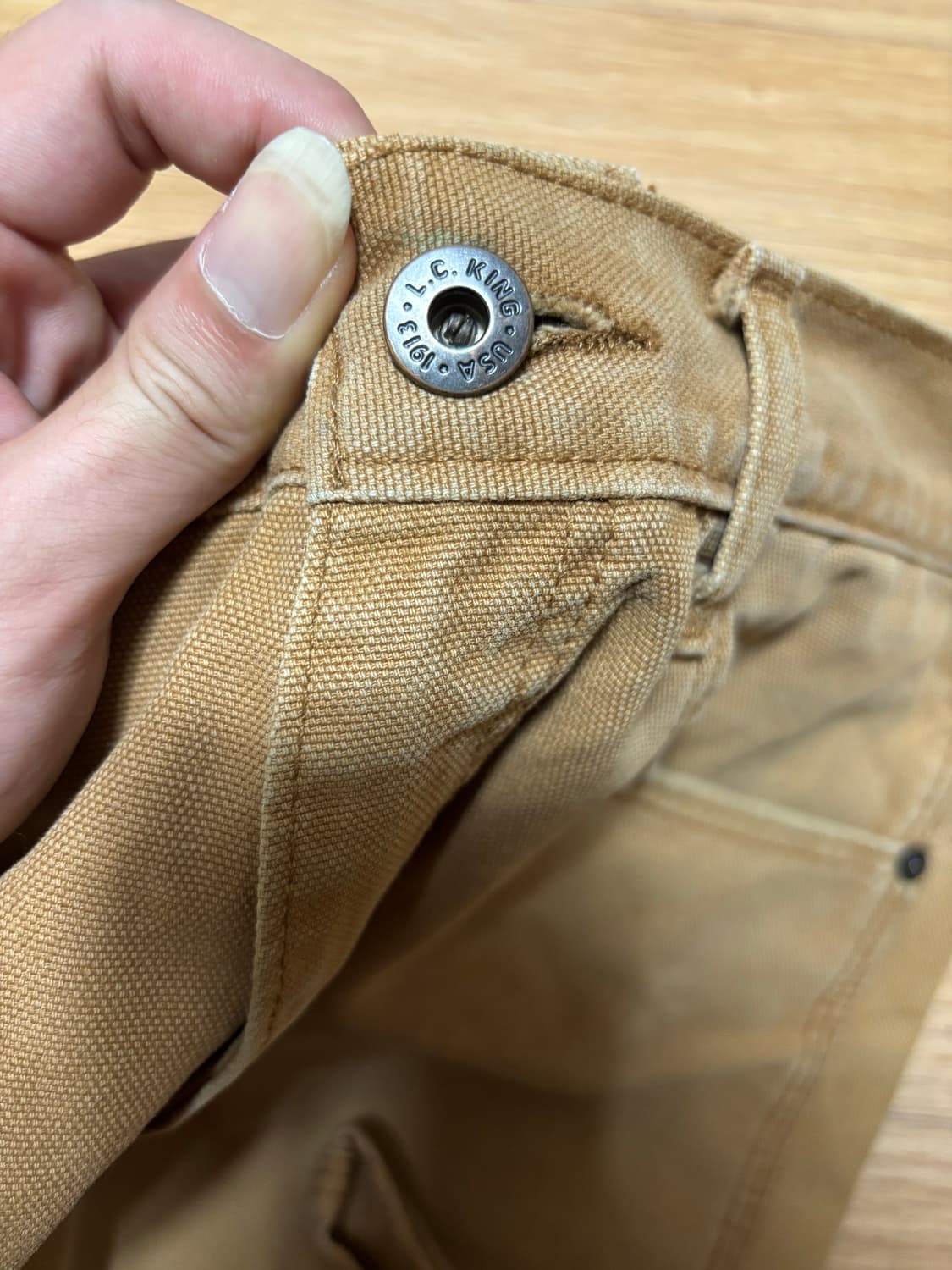 LC King 포인터 USA 캔버스 워크 바지 상품이미지5