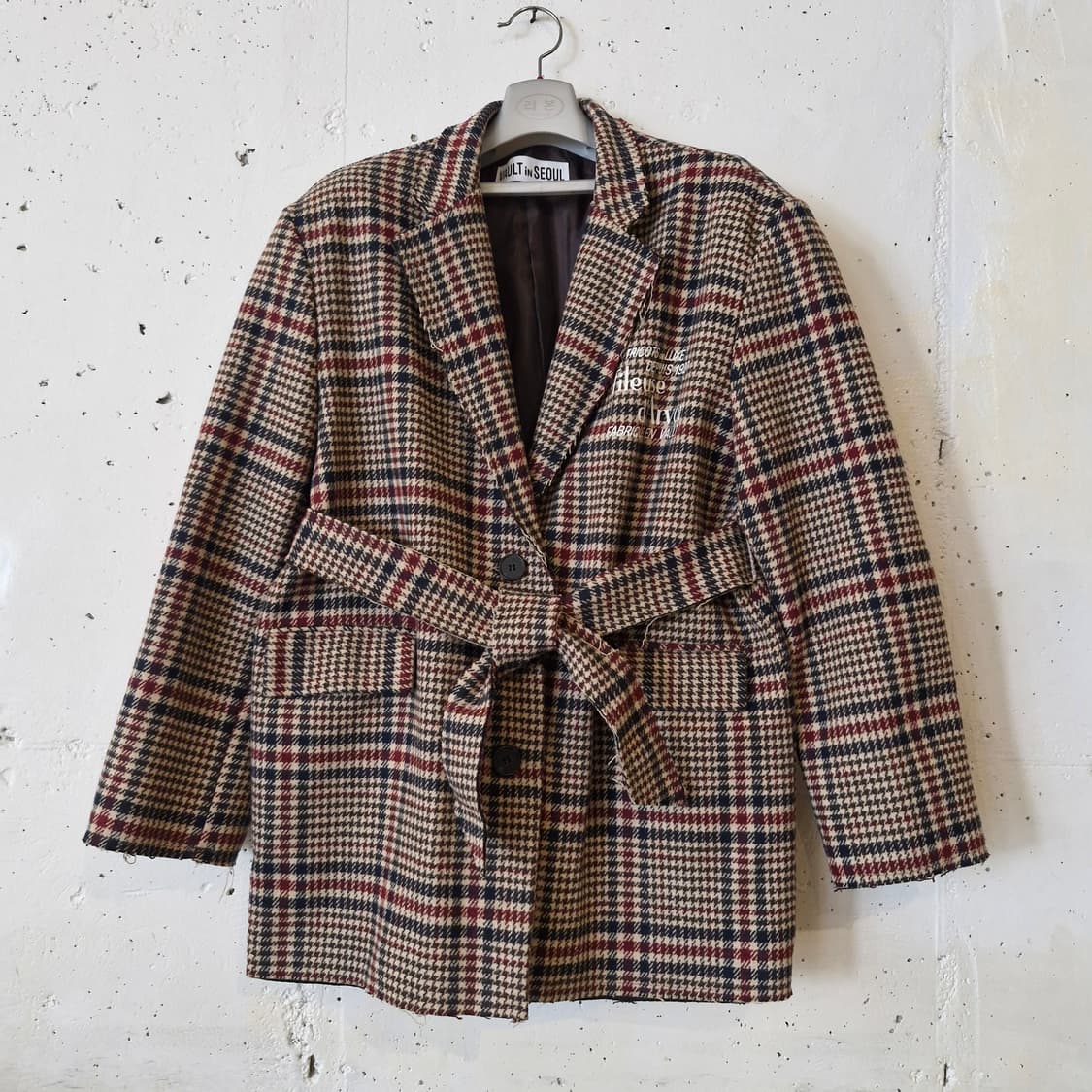 울 실크 블레이저 코트 F 새상품급 상품이미지1