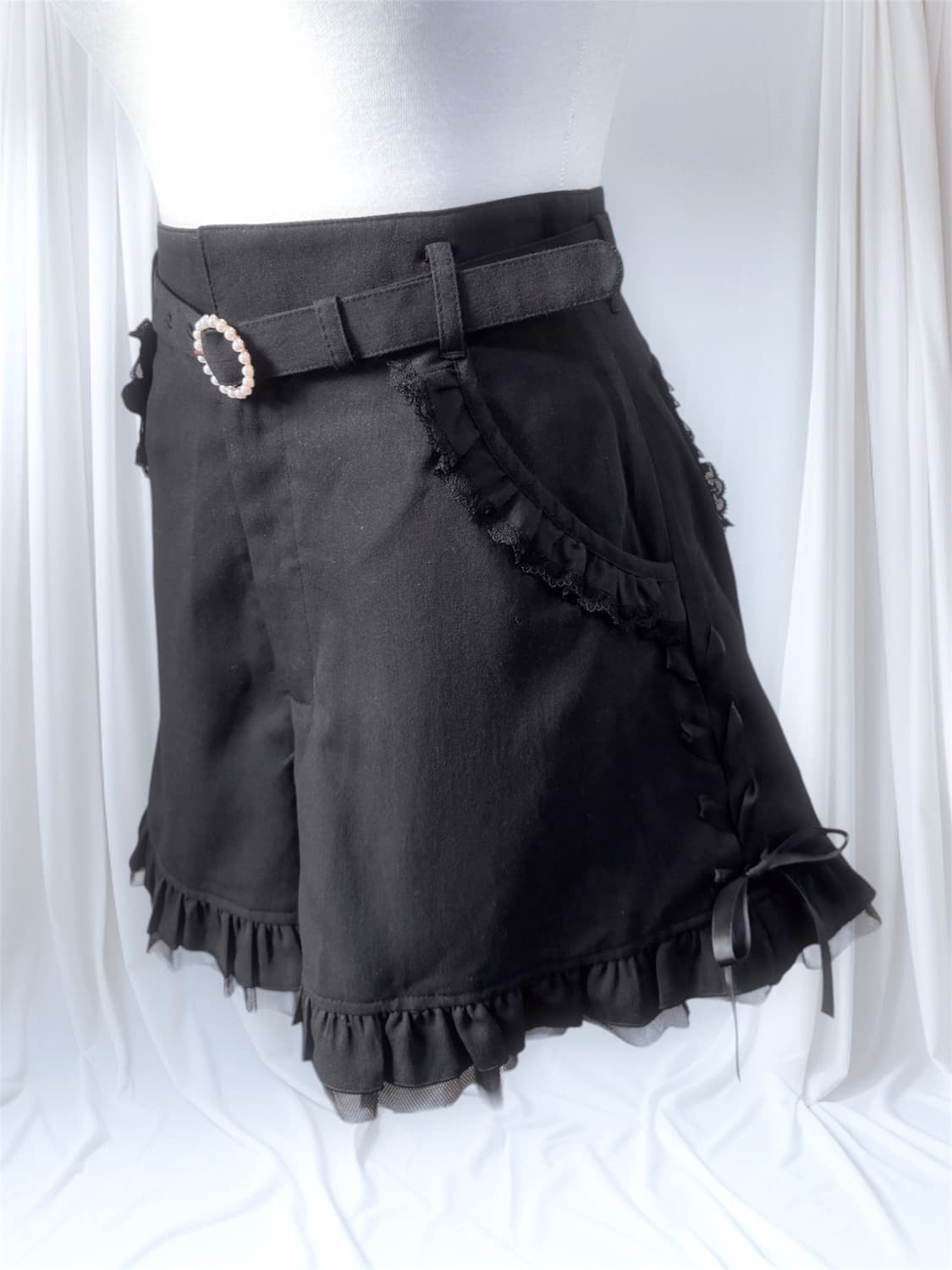 Secret Honey ruffle trim shorts&blouse 상품이미지2