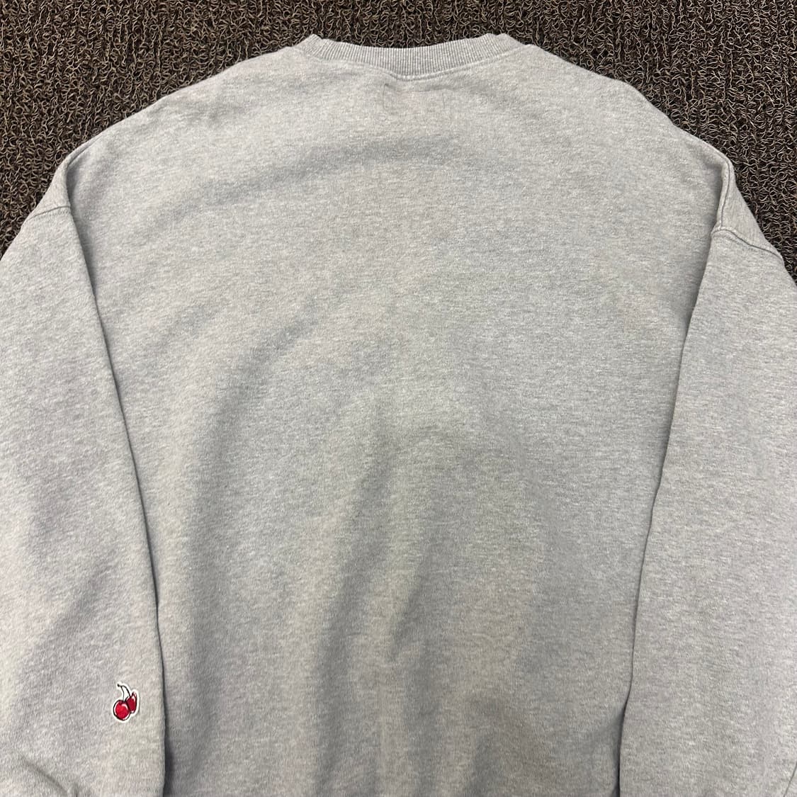 키르시 체리 프린팅 맨투맨 그레이 사이즈 1 상품이미지7