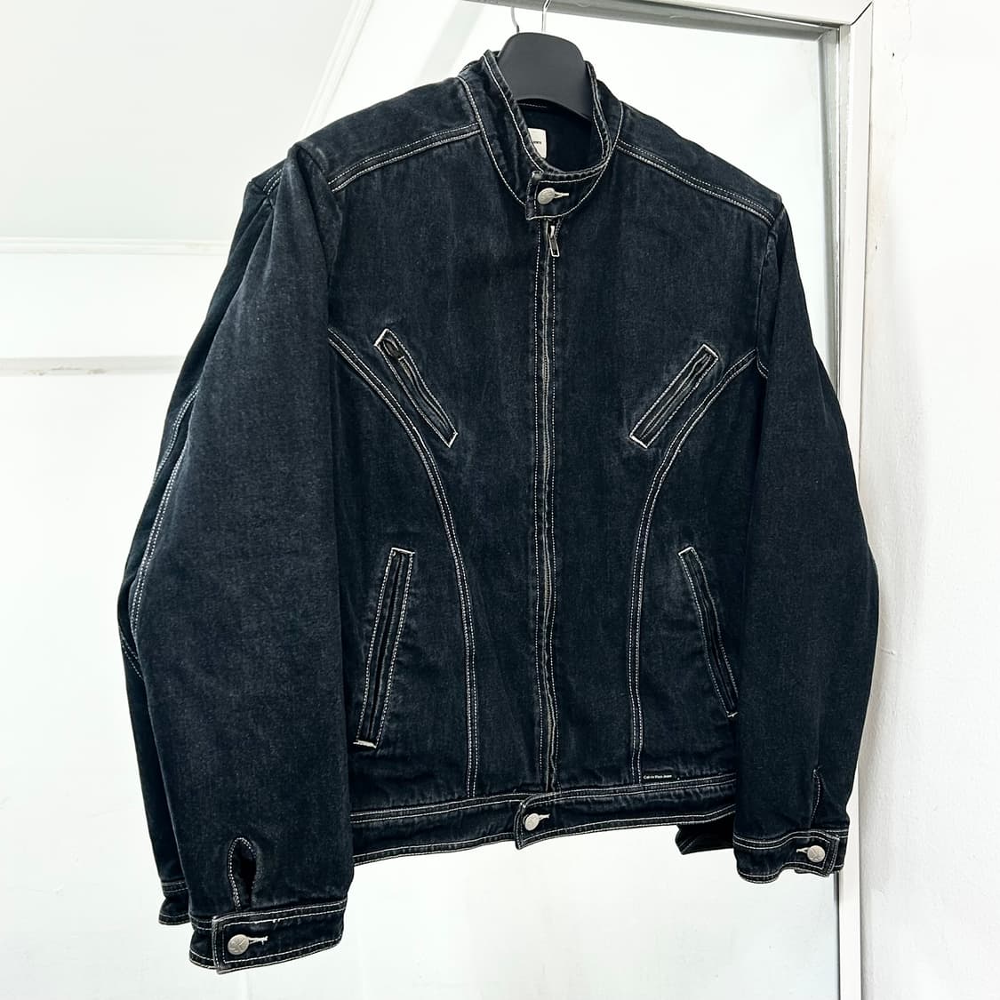 캘빈클라인 쉐르파 데님 바이커 자켓 상품이미지4