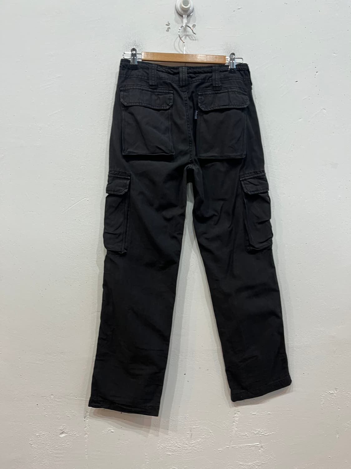 Halation JPN 워시드 블랙 카고팬츠  상품이미지2
