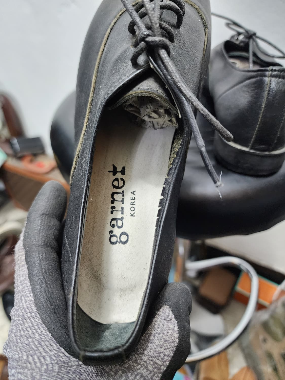 가넷 리얼레더 미니멀 로퍼 상품이미지5