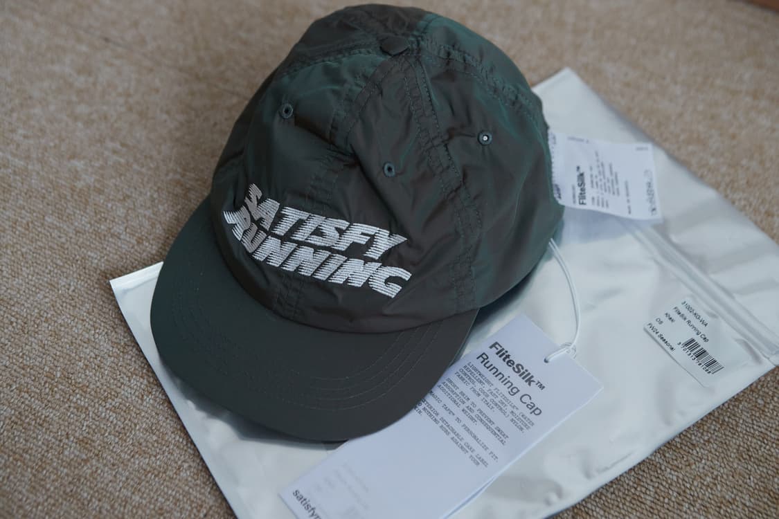 새티스파이 플라이트실크 러닝 캡 카키 상품이미지3
