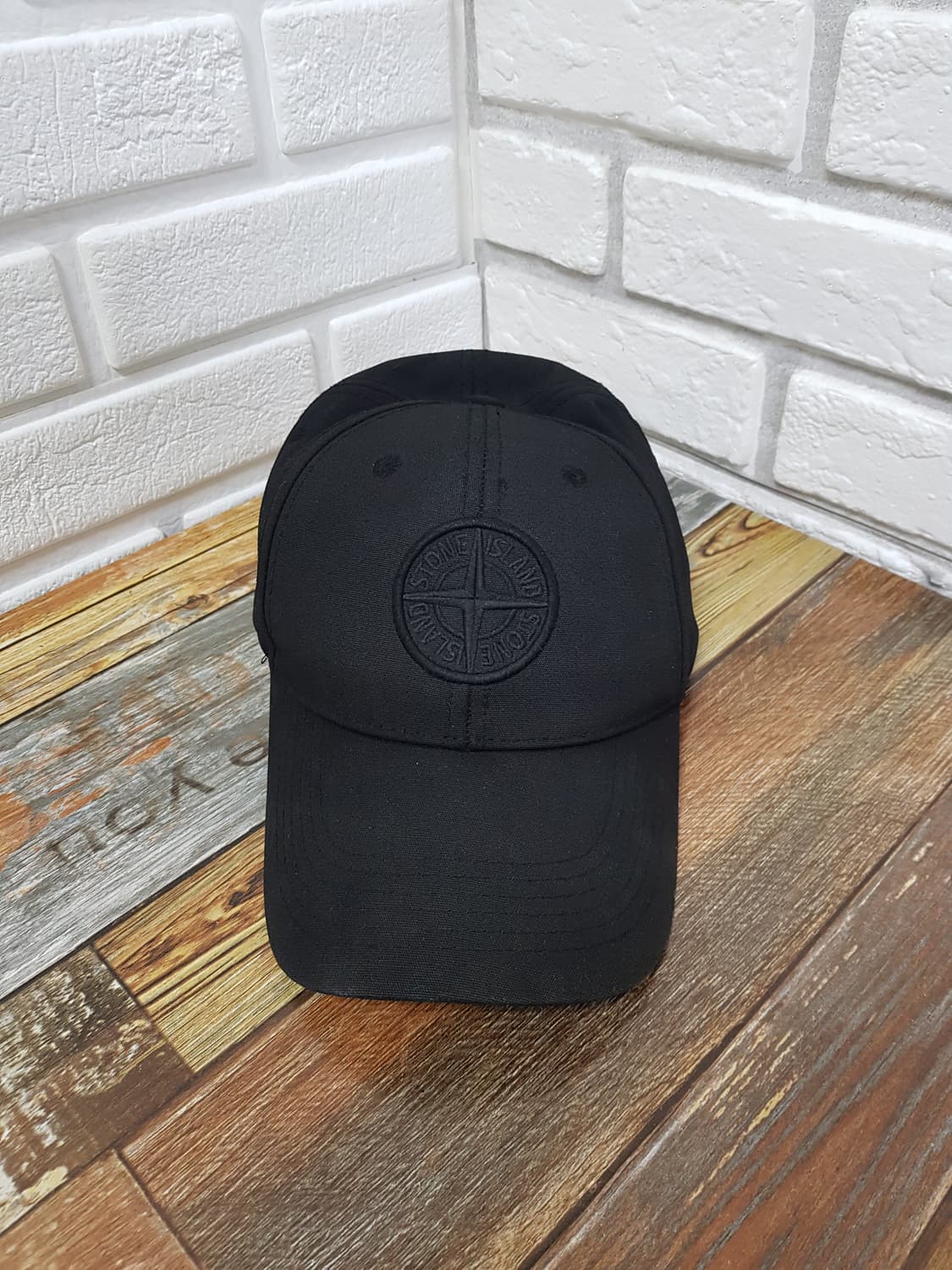 [L/정품] 스톤아일랜드 볼캡 블랙 상품이미지1