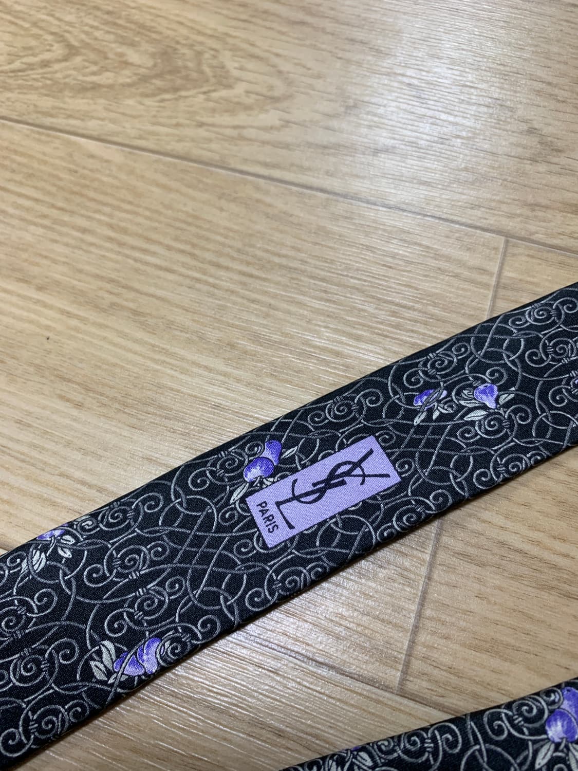 Yves Saint Laurent 입생로랑 90s 아라베스크 실크 넥타이 상품이미지3