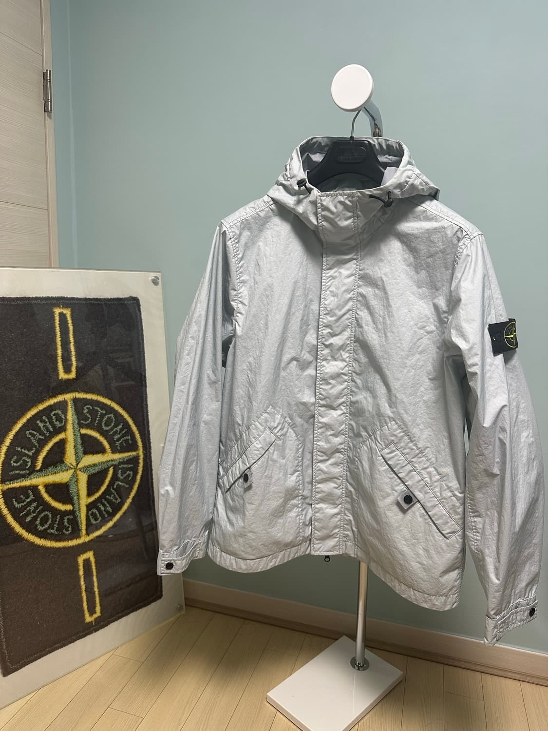 스톤아일랜드 25ss 멤브라나 L 스카이블루 매장판 상품이미지2