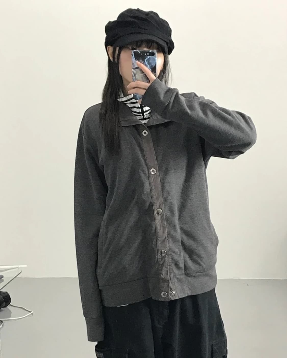 COMME CA ISM High-neck Snap Jacket 상품이미지3