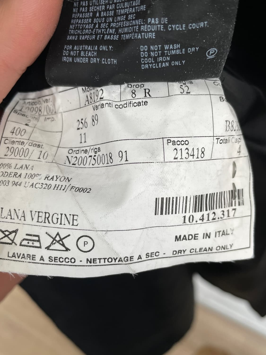 프라다 버진 울 싱글 블레이져 상품이미지9