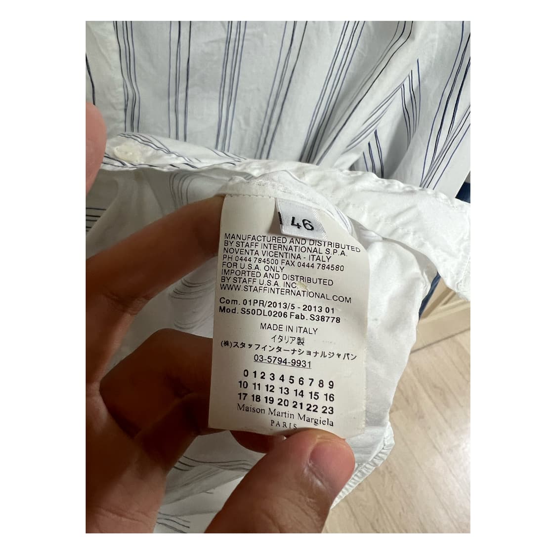 마틴 마르지엘라 셔츠 상품이미지5