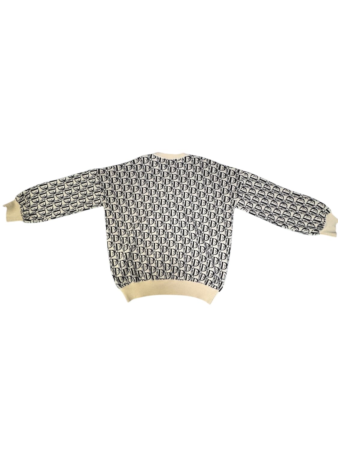 반디더핑크 디올 오블리크 패턴 패러디 부틀렉 니트 OS 상품이미지5