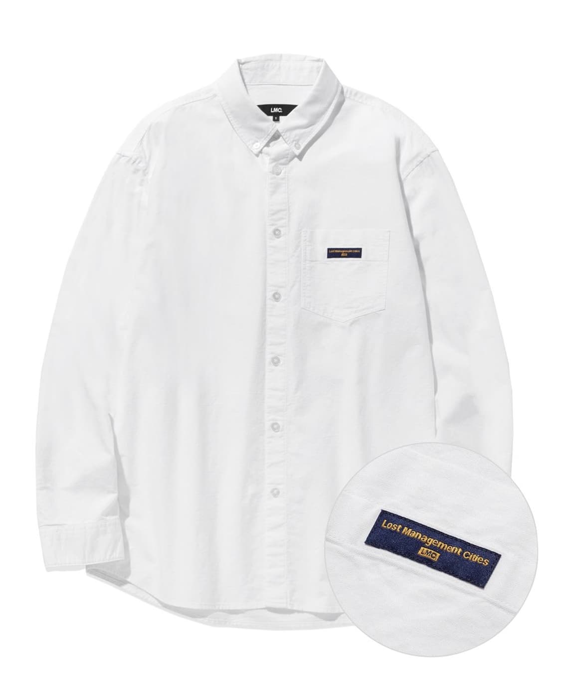 LMC 베이직 셔츠 화이트 2 상품이미지1