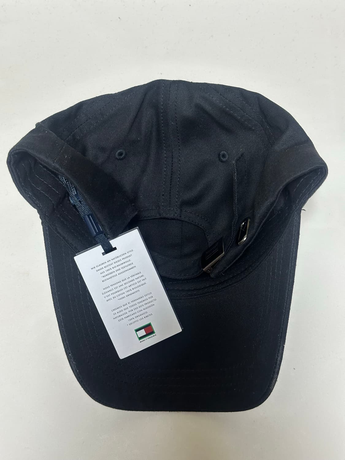 타미힐피거 클래식 베이스볼캡 블랙 상품이미지2