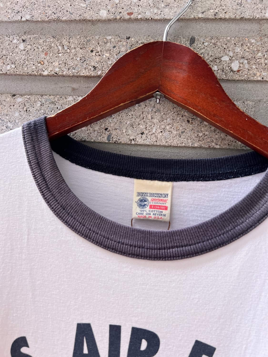 [S]버즈릭슨 Made in USA U.S AIR FORCE 링거 티셔츠 상품이미지3