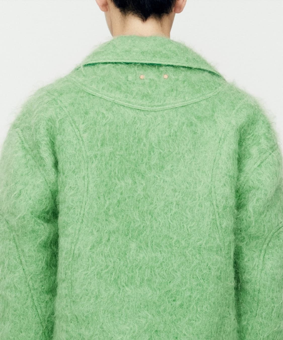 앤더슨벨 Green Wado Shaggy Wool Jacket 상품이미지4