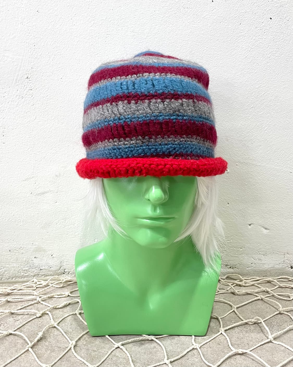 multi stripe knit beanie 상품이미지2