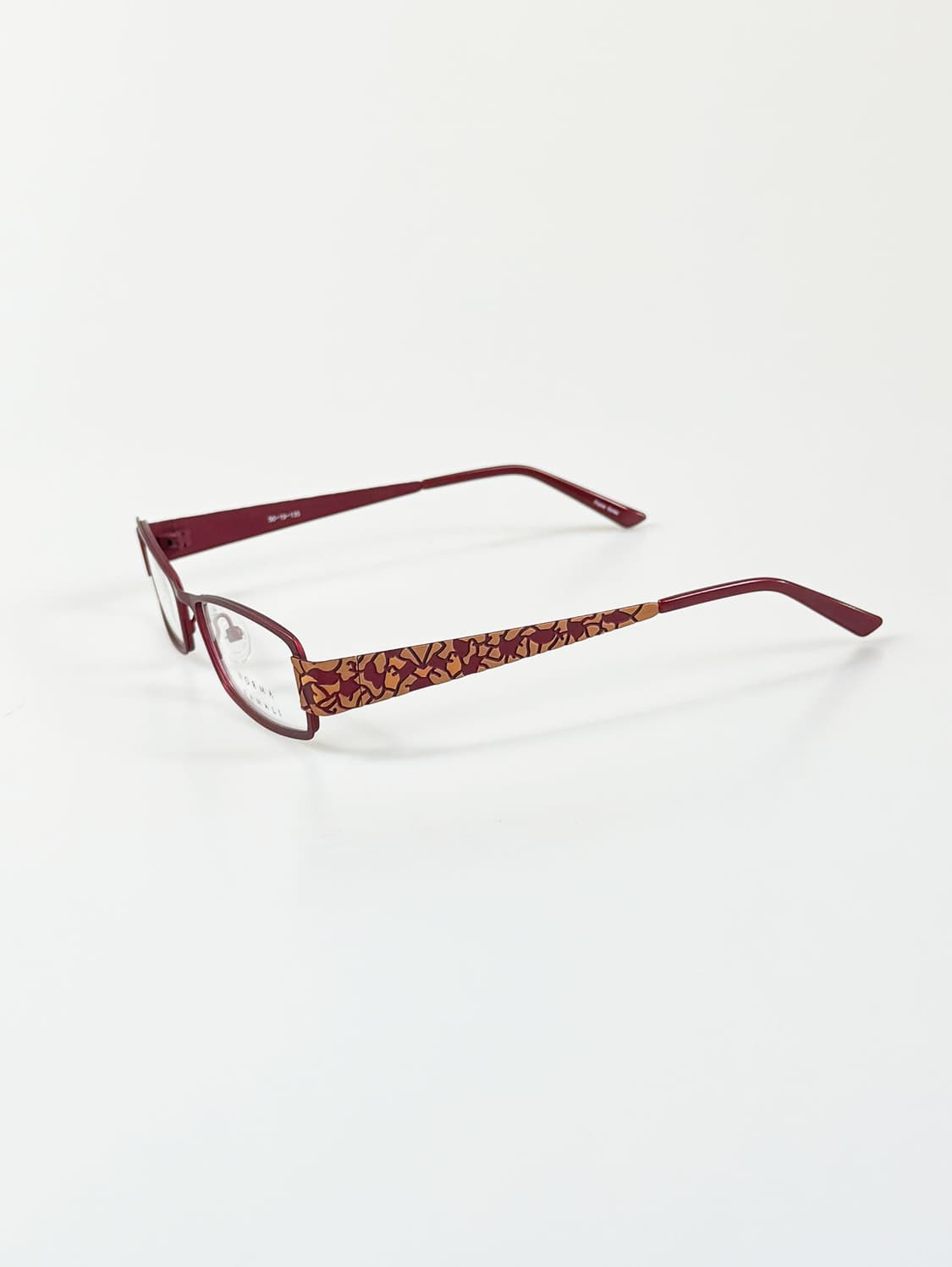 NORMA KAMALI 슬림 스퀘어 메탈 프레임 빈티지 안경 상품이미지3