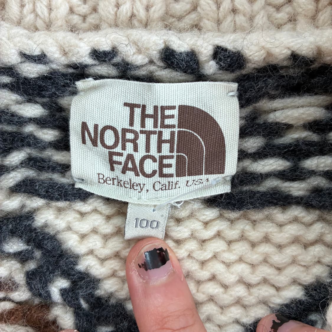 The North Face  노스페이스 핸드메이드 울 니트 코위찬 베스트 상품이미지6