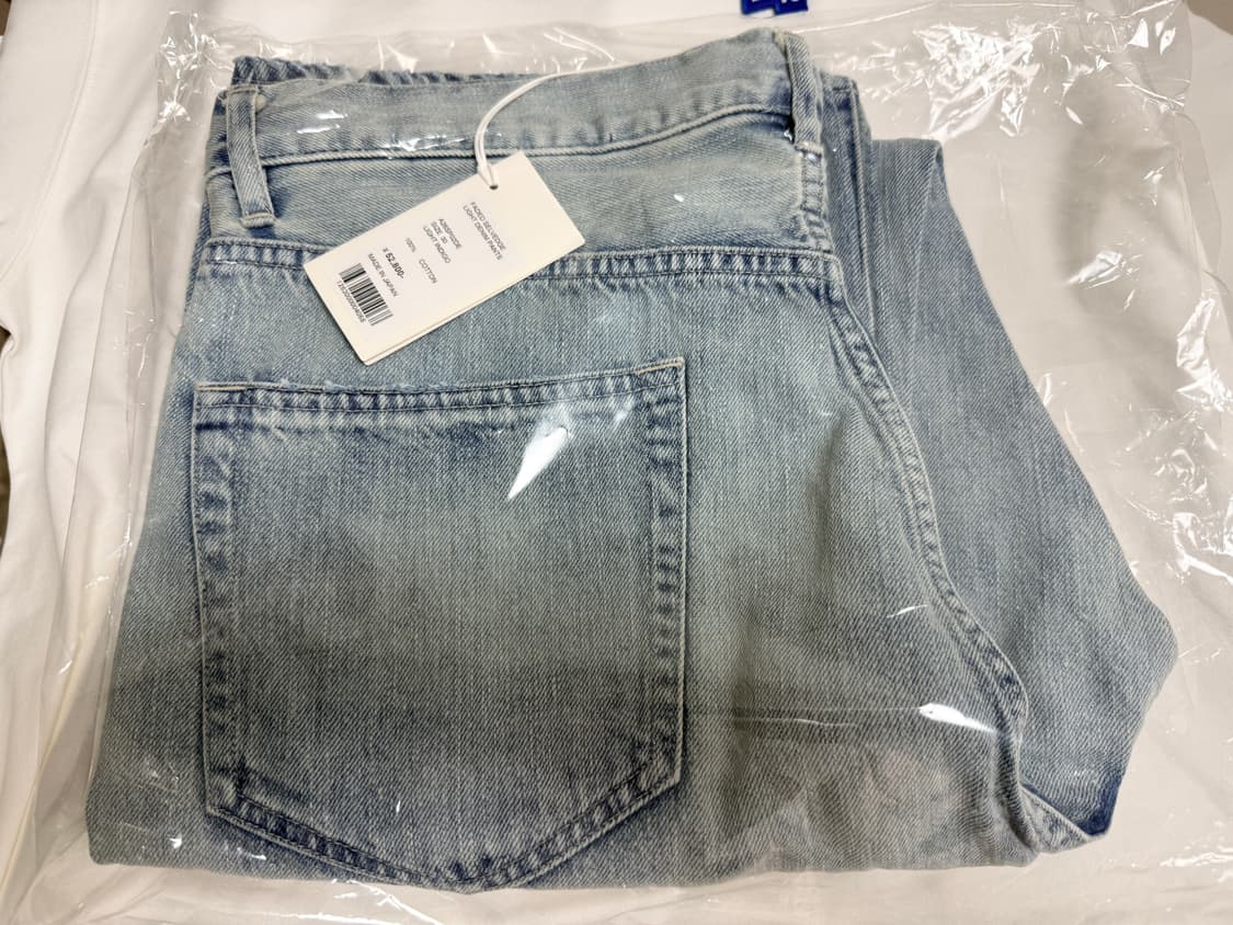 26ss FADED SELVEDGE LIGHT DENIM PANTS 상품이미지2
