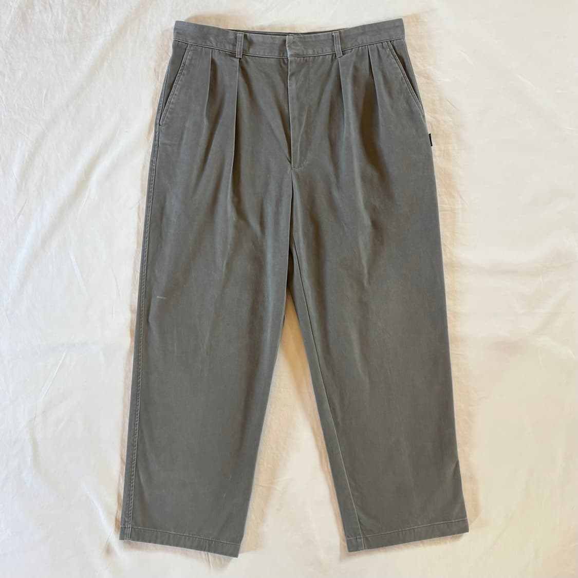 [ 34 ] 90s 폴로 랄프로렌 더블 스트랩 투턱 치노 코튼 팬츠 상품이미지1