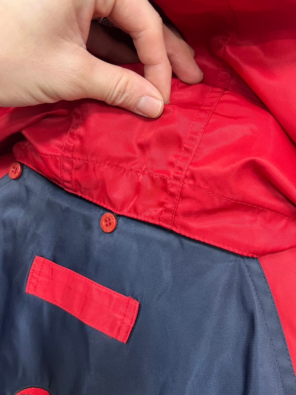 00's 나이키 올드스쿨 바스켓볼 후드 안감 뽀글이 점퍼 상품이미지9