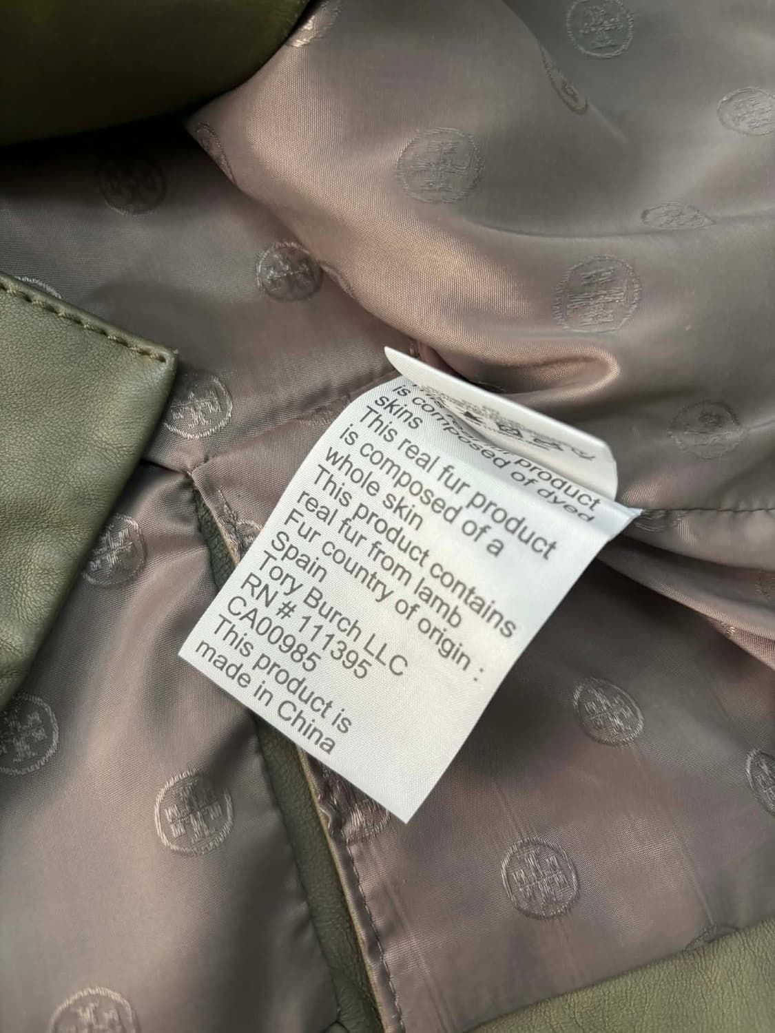 [XS] 토리버치 y2k 실비아 가죽 양털 퍼 후드티 자켓 상품이미지9