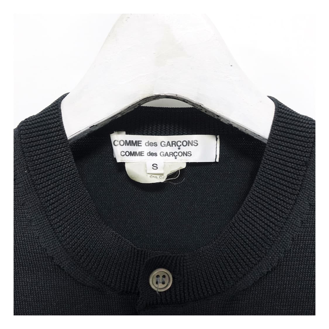 COMMEDESGARCONS 꼼데가르송 하프 슬리브 반팔 니트 가디건 상품이미지6