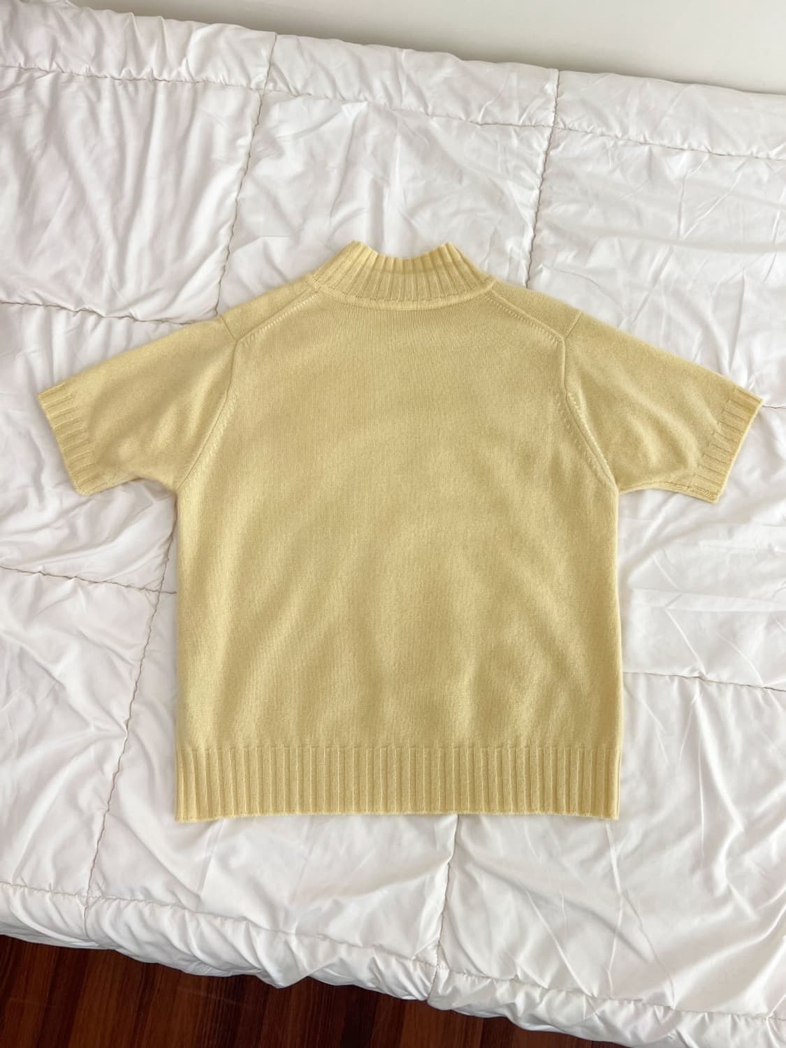 courreges / 꾸레쥬 옐로우 캐시미어 니트   상품이미지4