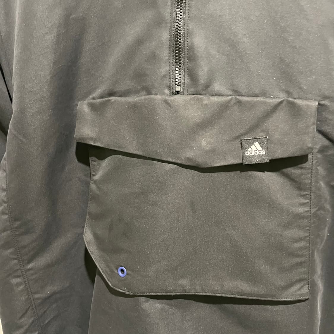 아디다스 블랙 아노락 후드 자켓 상품이미지3