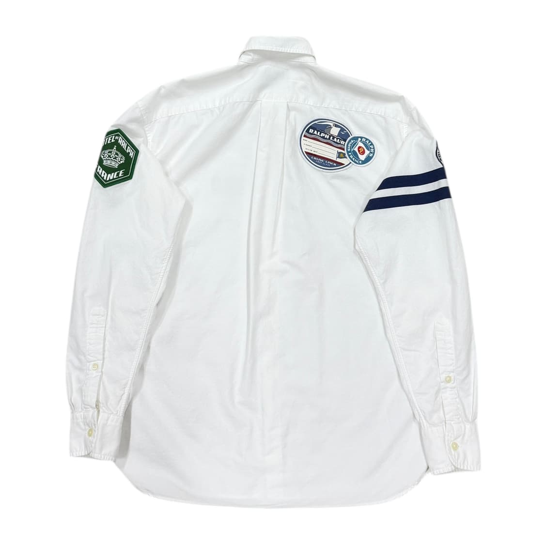 폴로 랄프로렌 패치 옥스포드 셔츠 남방 화이트 XS 상품이미지3