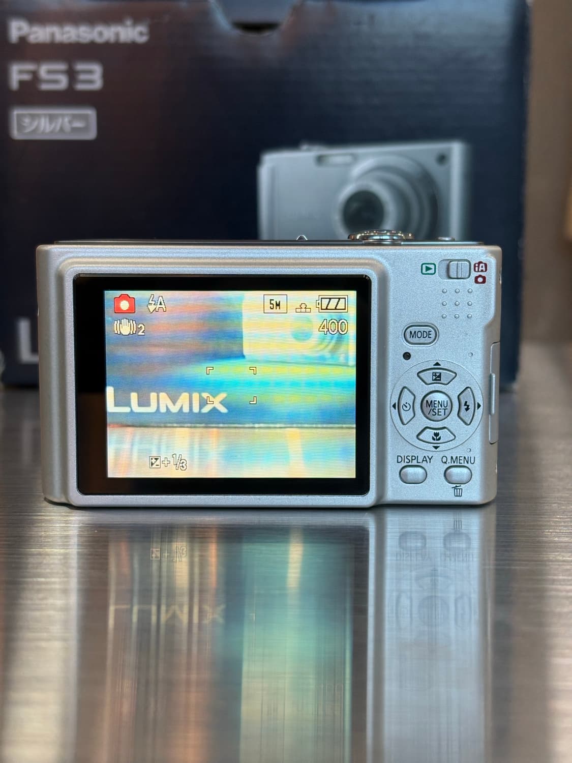 풀박)파나소닉 루믹스 DMC-FS3 실버 빈티지디카 상품이미지3