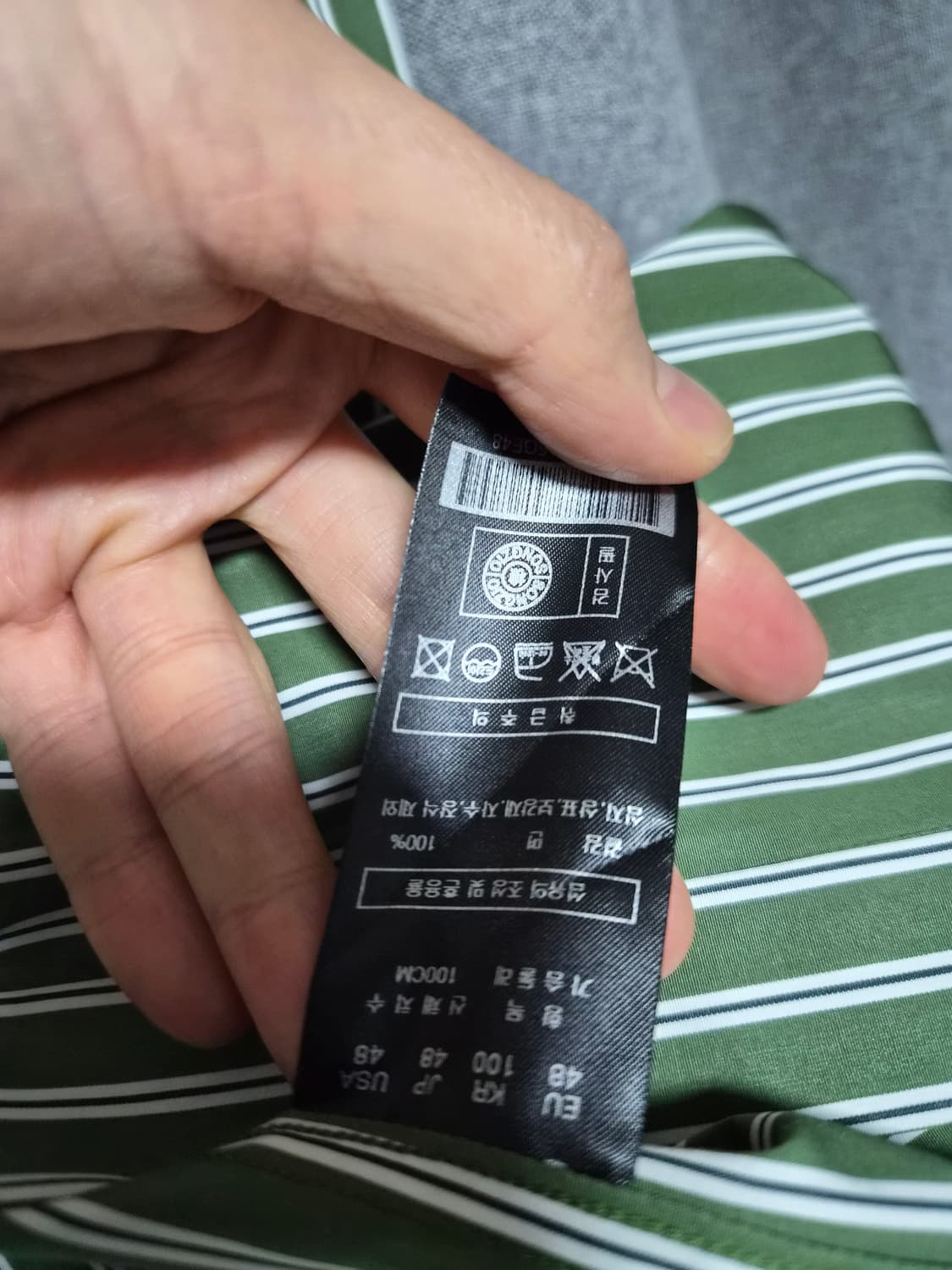 송지오옴므 타이 자수 튜닉 셔츠 팝니다ㅡ타임옴므.솔리드.시스템 상품이미지4