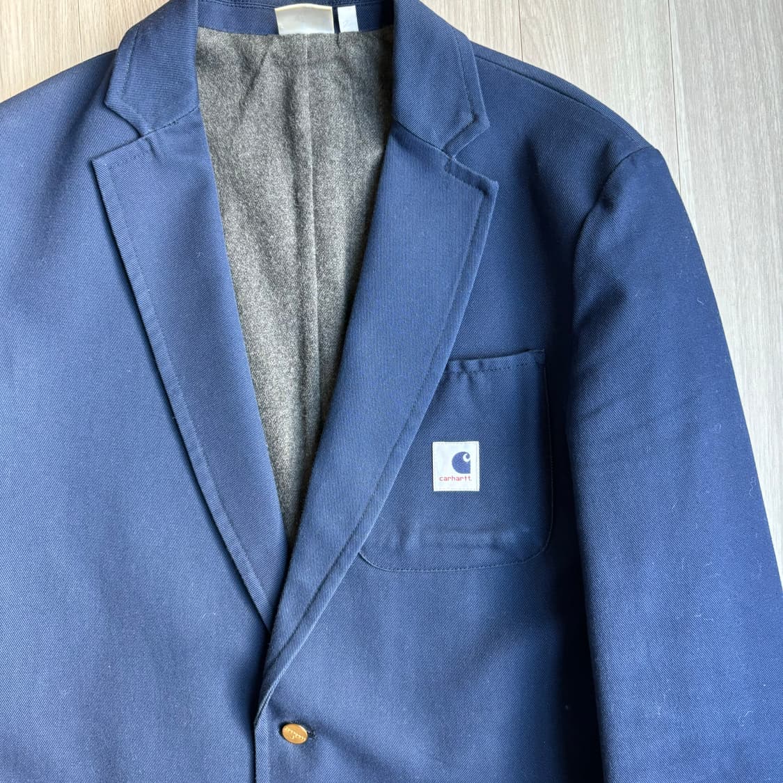 칼하트 x 아담 키멜 블레이저 네이비 (협업 모델) 사이즈 M 상품이미지2