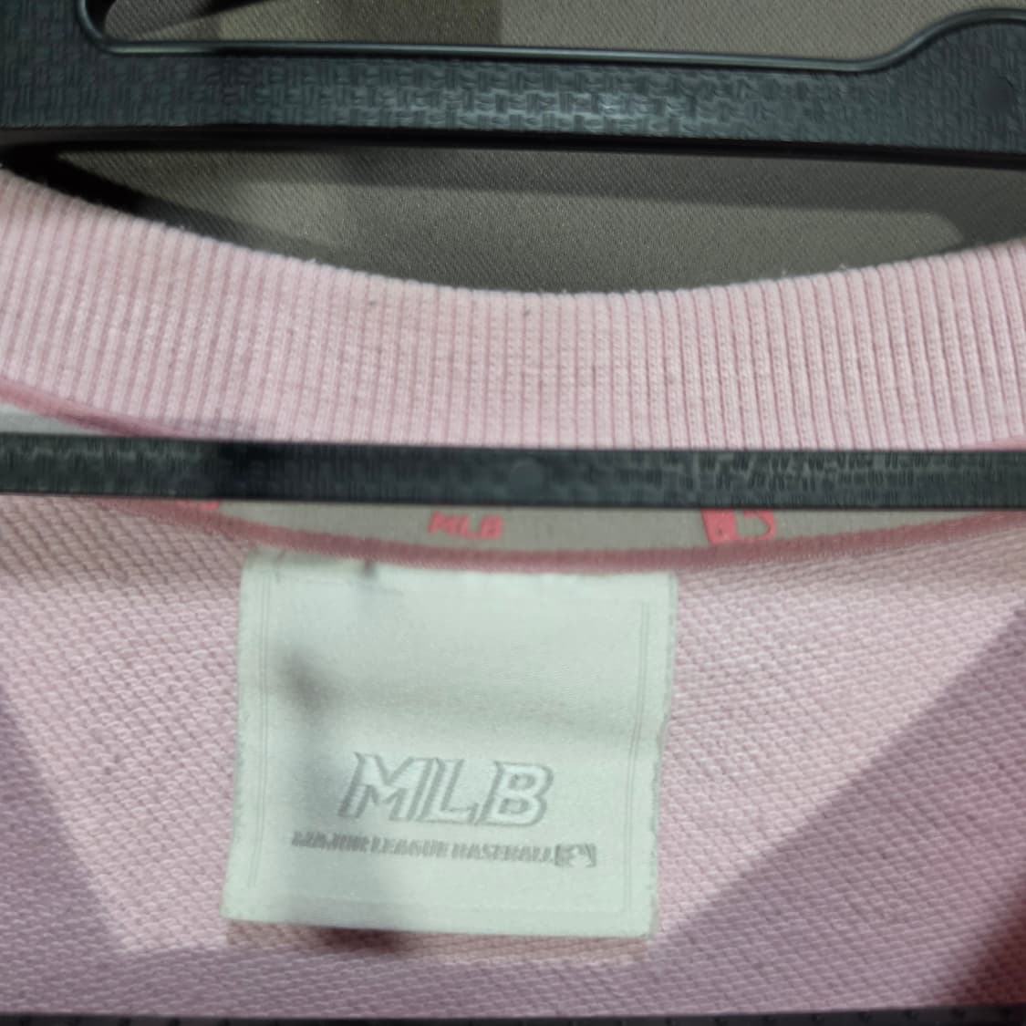 MLB 다저스 핑크색 맨투맨 티셔츠 상품이미지2
