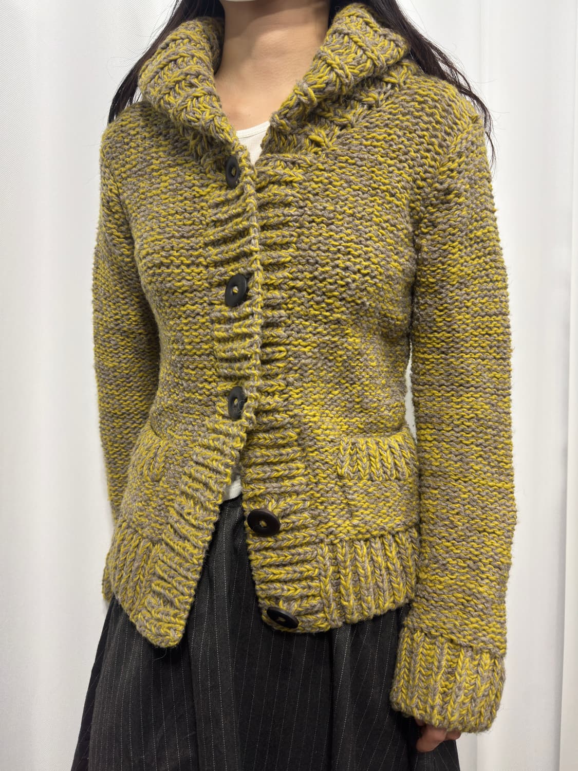 knit button wool cardigan 상품이미지2