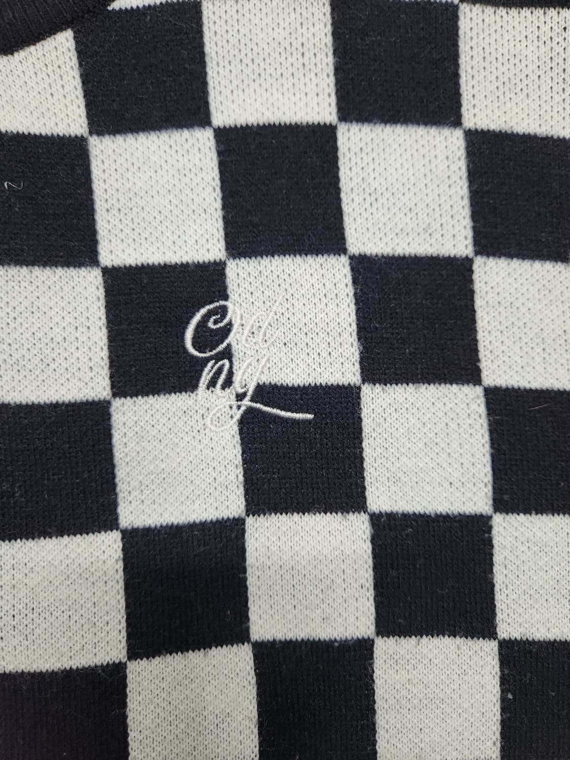 Ordinary Holiday 크롭 체크 패턴 가디건 F 상품이미지3