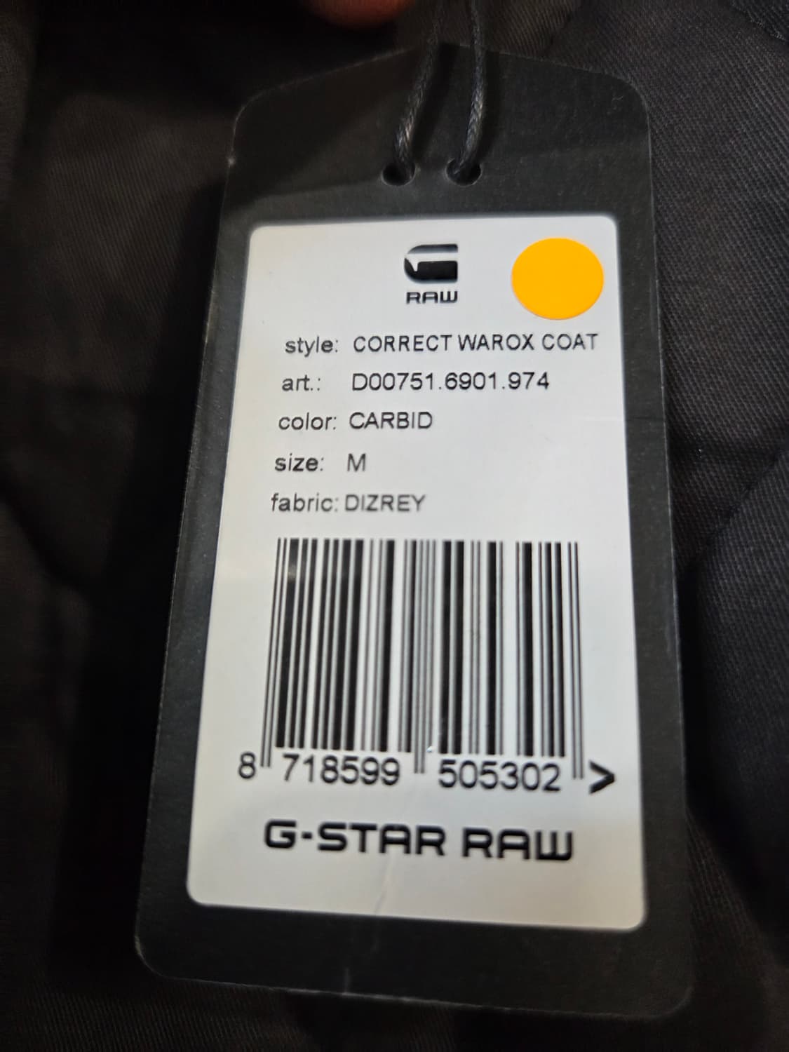 G-Star Raw 롱 코트 M 사이즈 상품이미지9