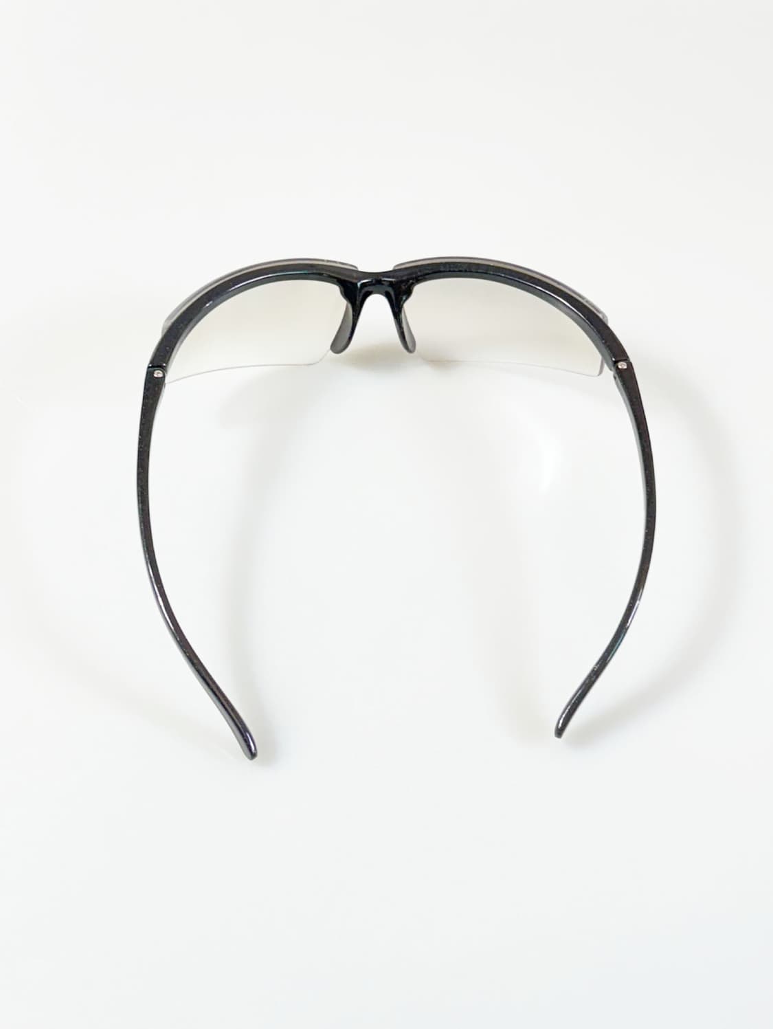 90s DOMON 무테 쉴드 프레임 투명 틴트 빈티지 선글라스 상품이미지5