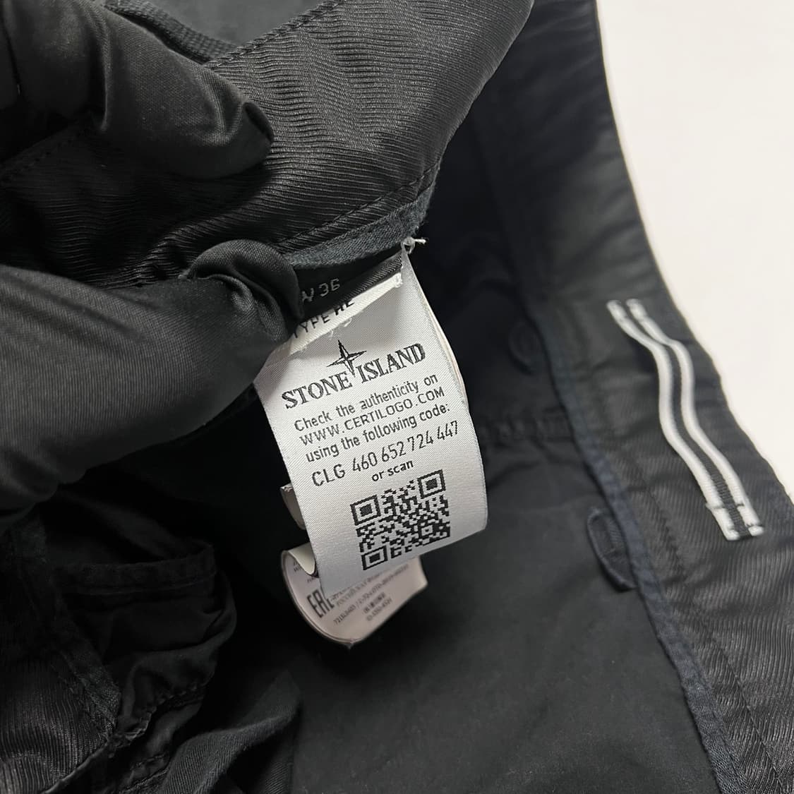 [36size] 스톤아일랜드 카고 숏팬츠 블랙 상품이미지5