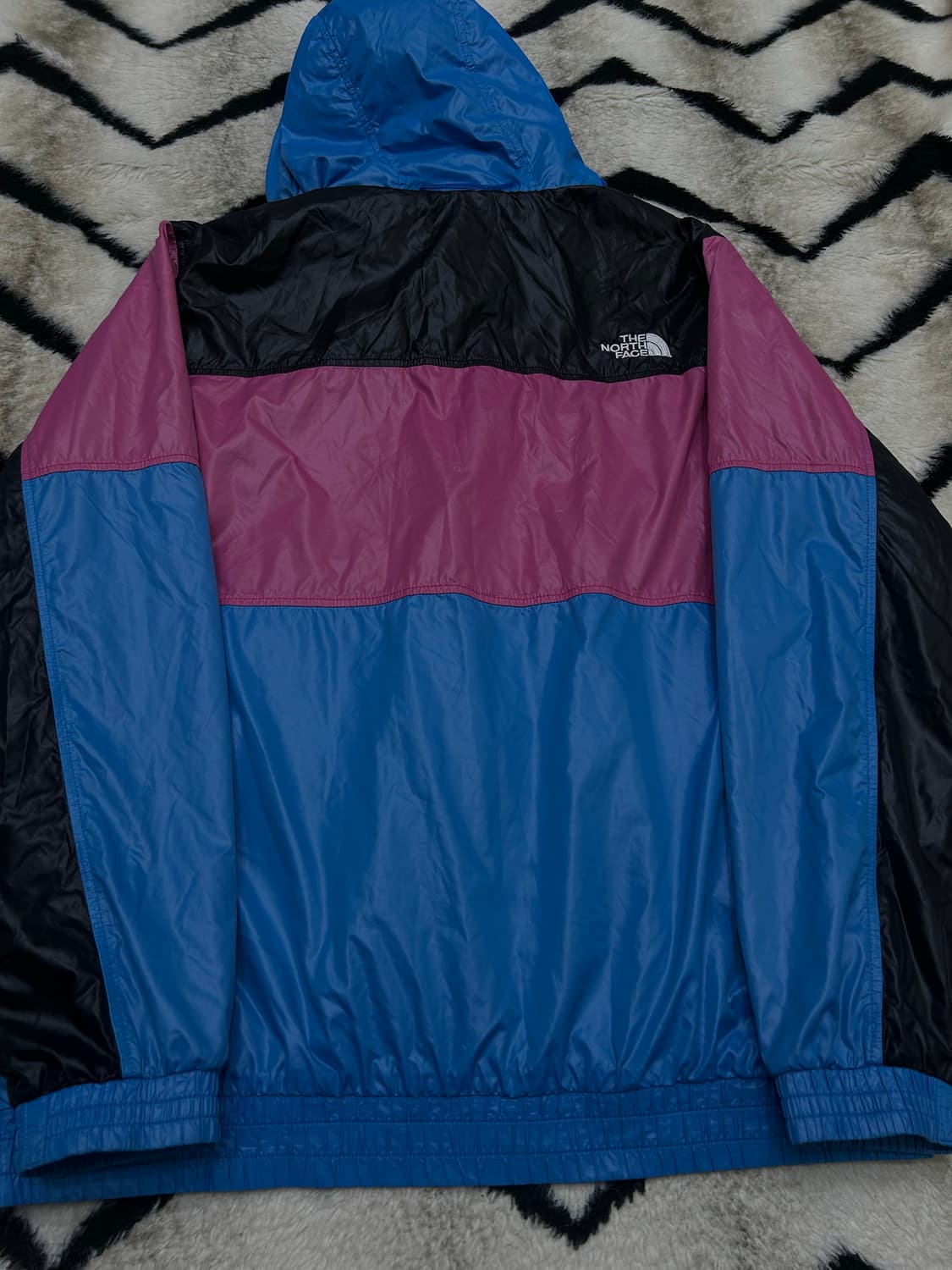 [M]노스페이스 컬러블록 후드 바람막이 상품이미지4