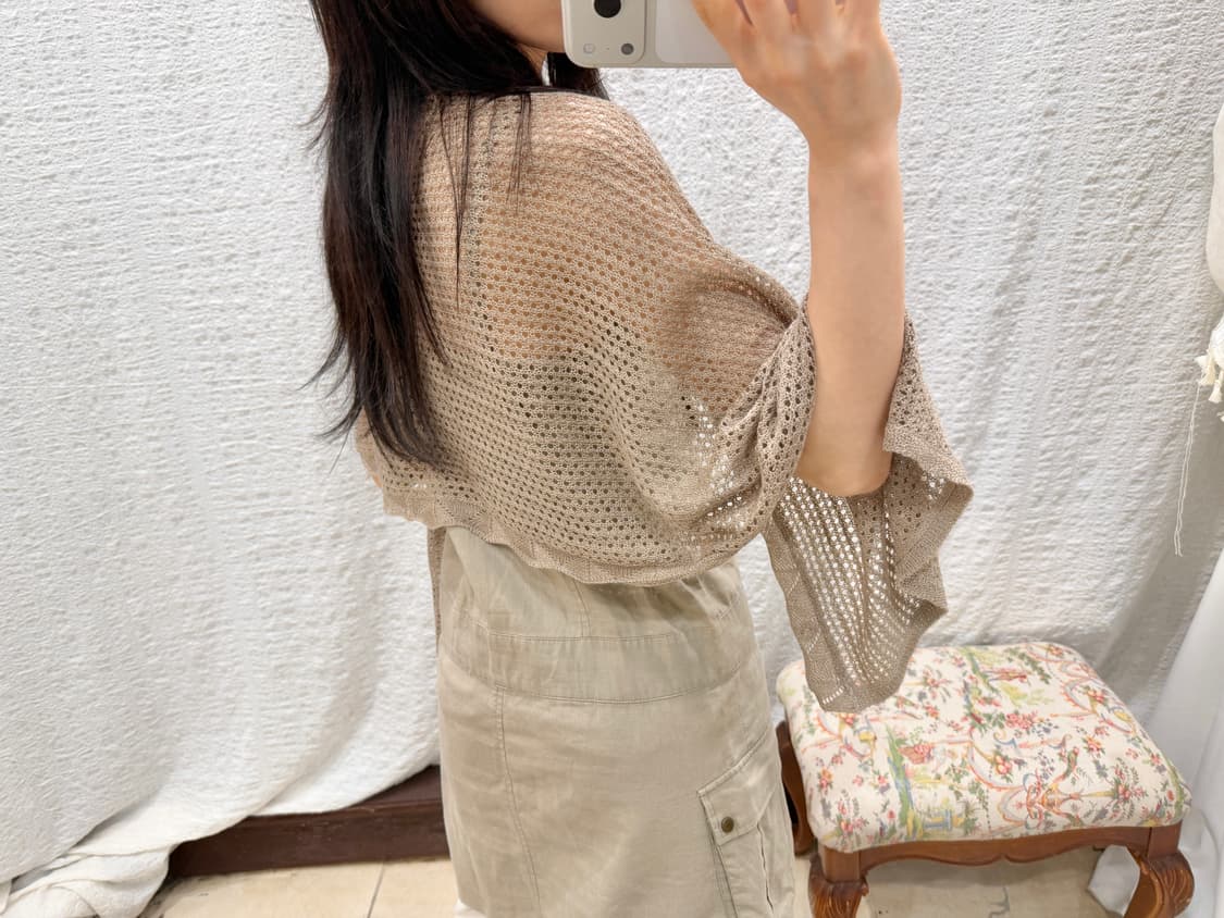 summer net cape cardigan 상품이미지4
