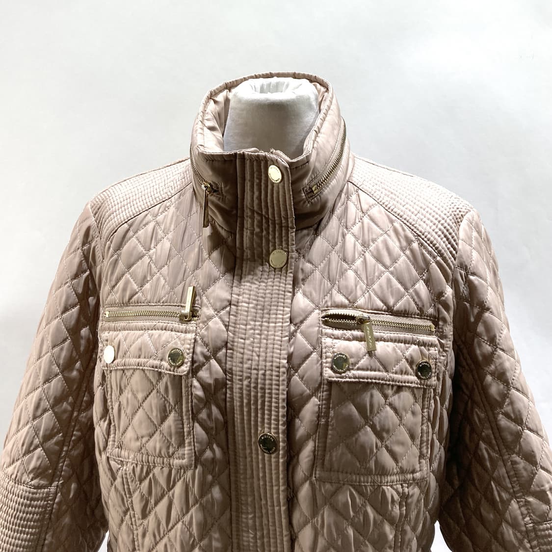 마이클코어스 여성퀼팅벨티드자켓 베이지 L 상품이미지2