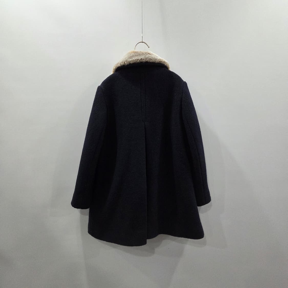 봉쁘앙 키즈 울 코트 네이비 8A  상품이미지4