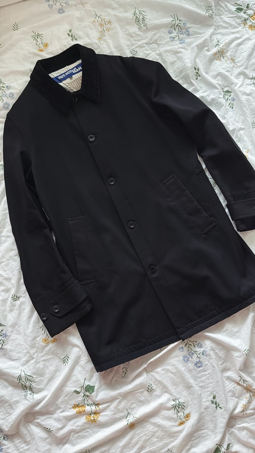 준야와타나베 블랙 코트 상품이미지1