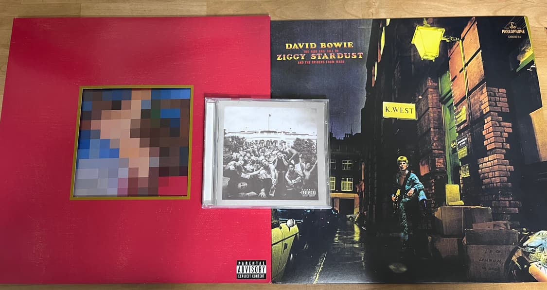 칸예,데이빗보위 LP + 켄드릭라마 CD 상품이미지2