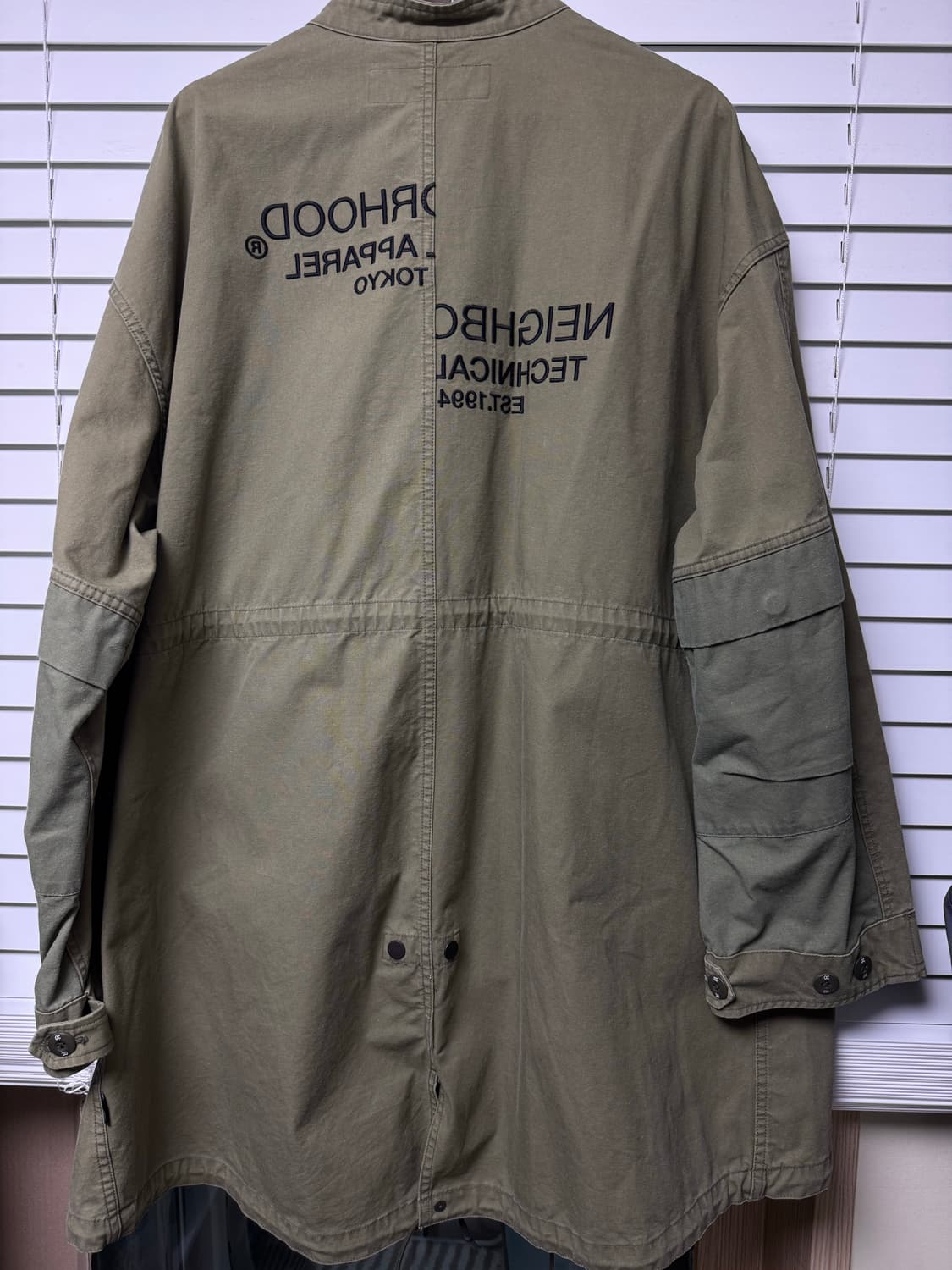 21ss 네이버후드 피쉬테일 올리브 M 상품이미지2