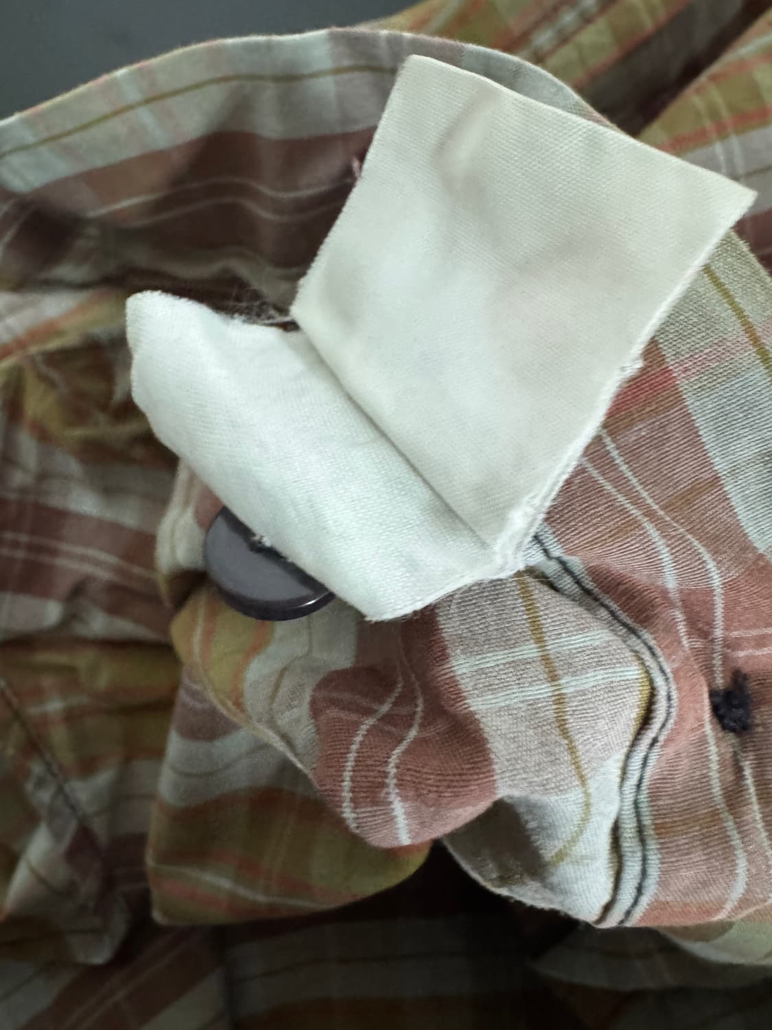 빈폴 Beanpole 빈티지 브라운 체크 셔츠 XL 상품이미지4