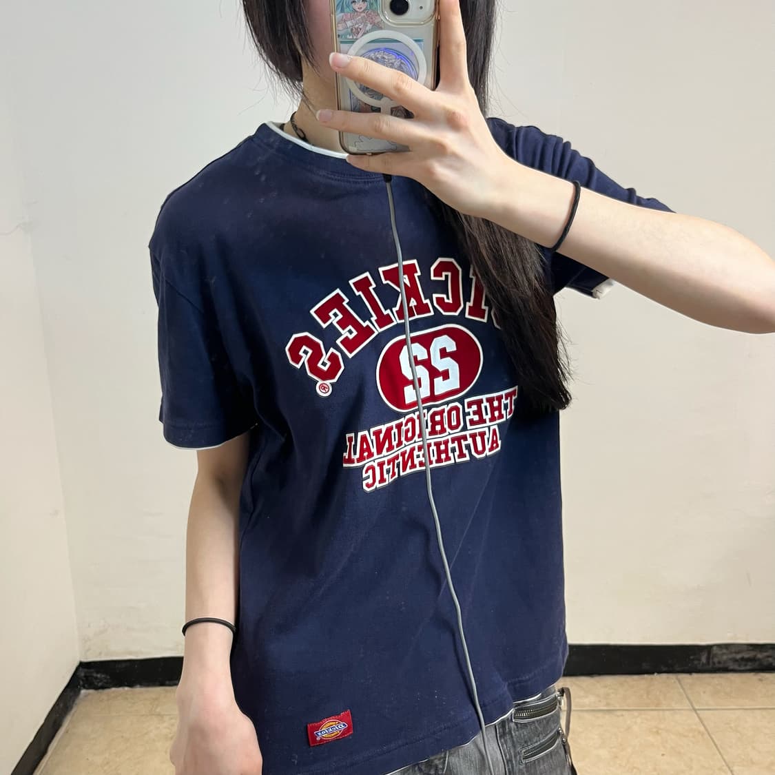 Dickies navy ringer t-shirt 상품이미지2