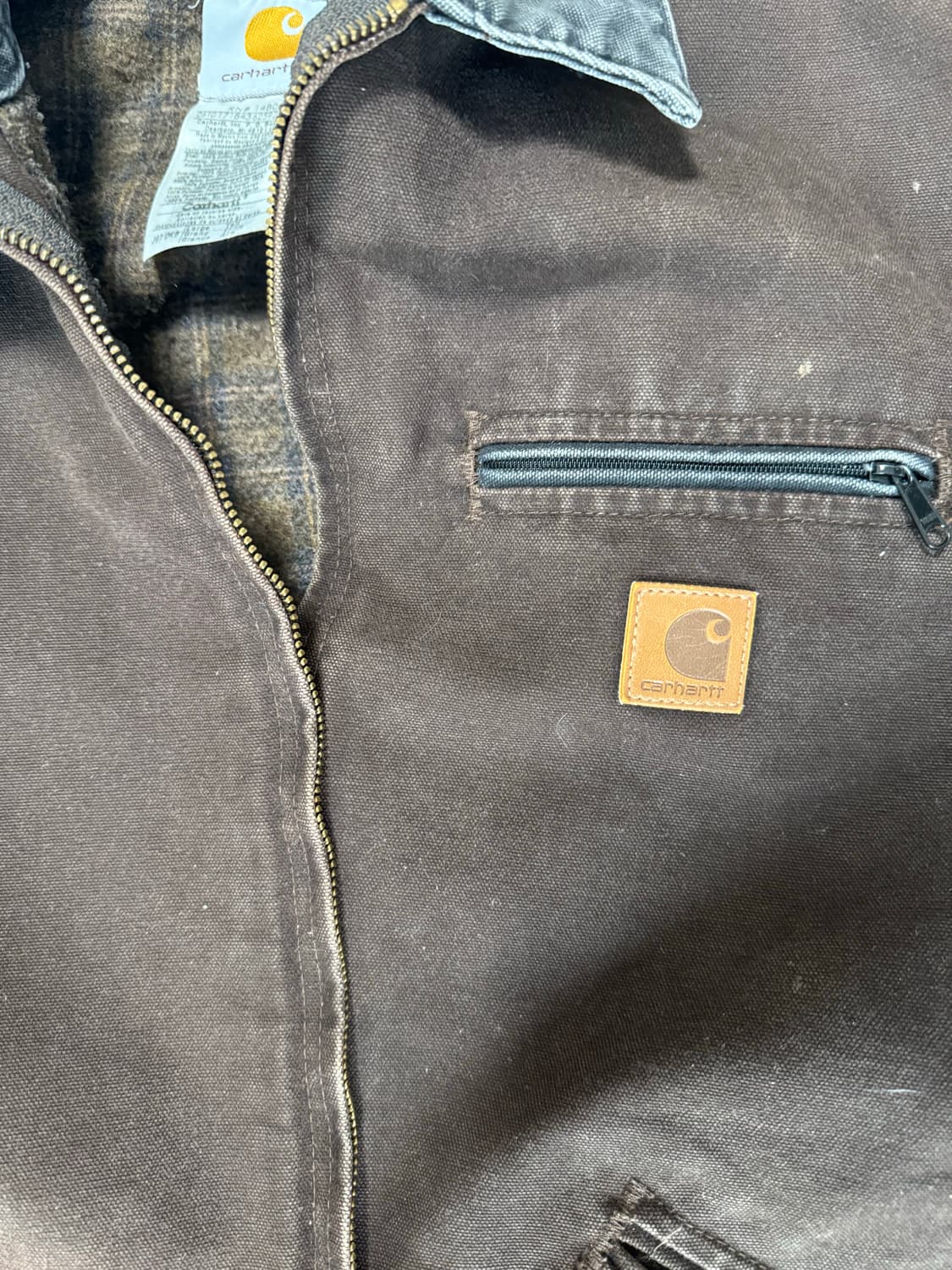 칼하트 디트로이트 j97 다크브라운 [L] 상품이미지6